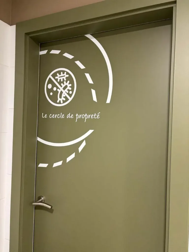 Signalétique adhésive – Établissement de santé