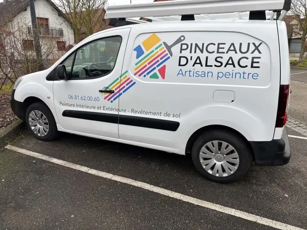Marquage véhicule utilitaire – Pinceaux d'Alsace — vue 2