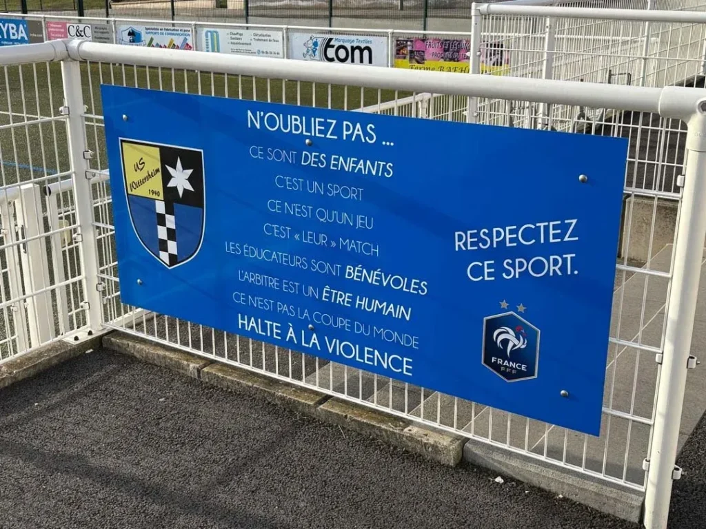 Signalétique extérieure – US Wittersheim — vue 2