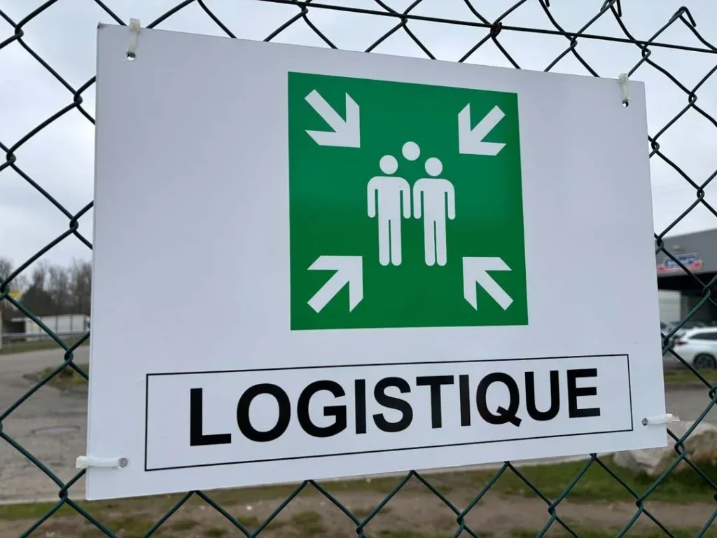 Panneaux de signalétique de sécurité en Dibond aluminium — vue 2