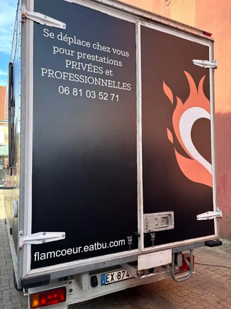 Covering publicitaire camion – FlamCœur — vue 2