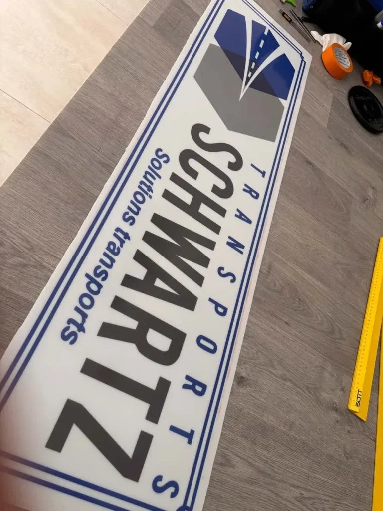 Signalétique poids lourd
