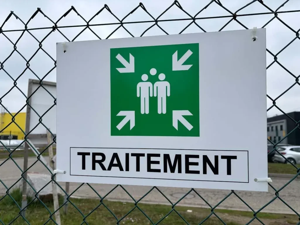 Panneaux de signalétique de sécurité en Dibond aluminium